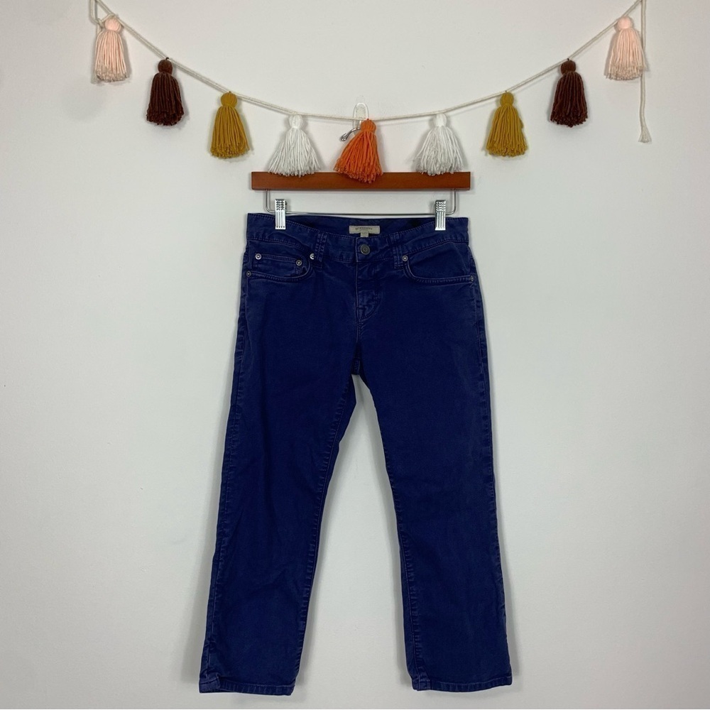 Burberry Purple Capri Jeans Size 27